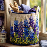 Camino de Sueños de Bluebonnet | Cesto de Ropa Hecho a Mano