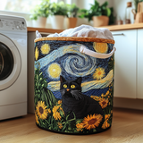 Gato Ingenioso | Cesto de Ropa Hecho a Mano