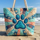 Cartera de Playa Hecha a Mano | Huella de Patas