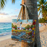 Cartera de Playa Hecha a Mano | Brillo del Faro