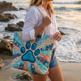 Cartera de Playa Hecha a Mano | Huella de Patas