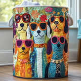 Perros Felices | Cesto de Ropa Hecho a Mano