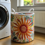 Sunburst de Pradera | Cesto de Ropa Hecho a Mano
