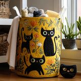 Gato | Cesto de Ropa Hecho a Mano