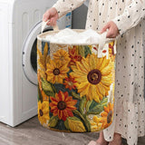 Sueño de Girasol | Cesto de Ropa Acolchado
