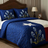 Juego de cama acolchado de 3 piezas - Orgullo de Texas